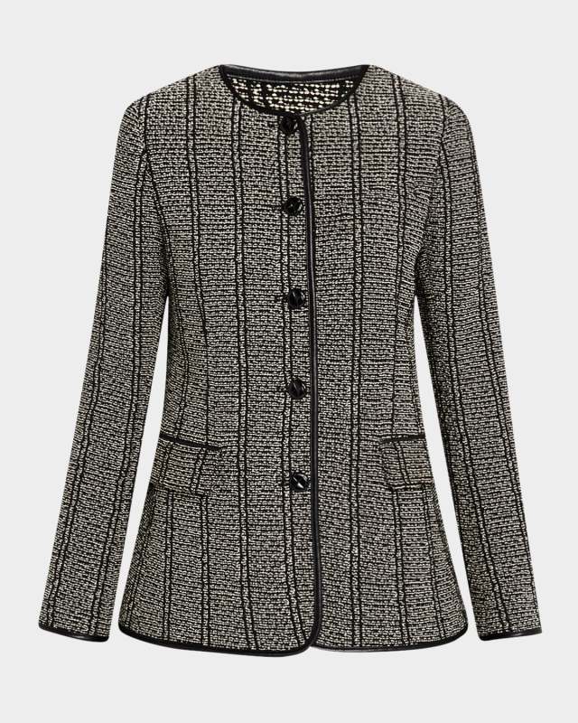 Bartlet Tweed Boucle Single-Breasted Jacket